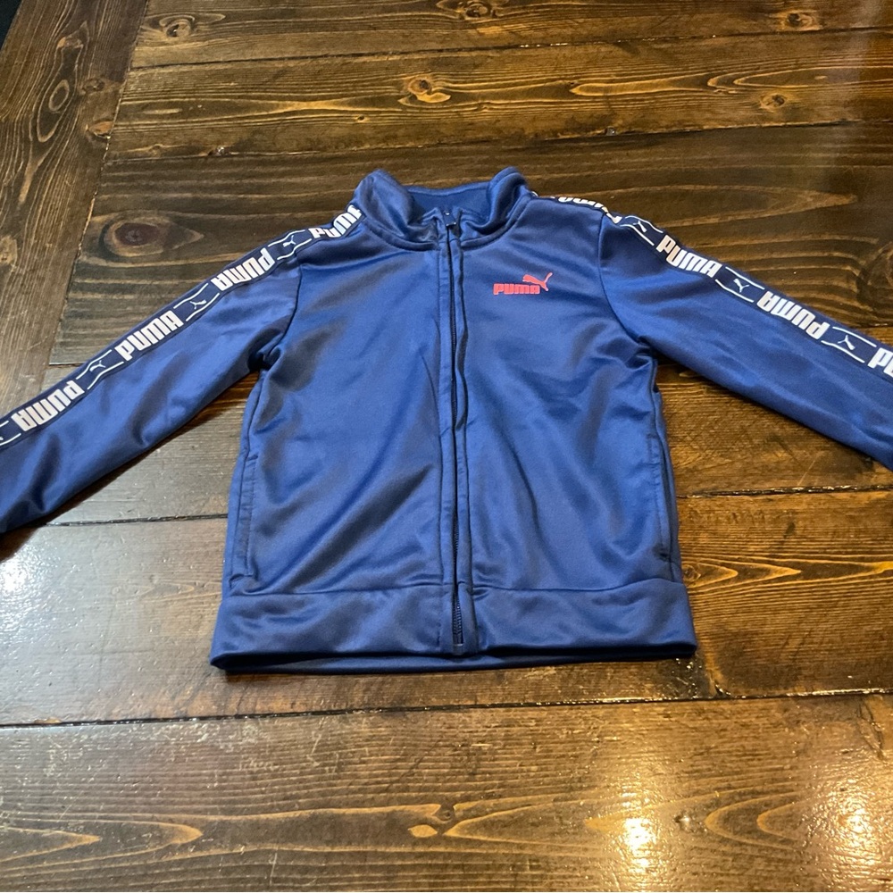 Puma Kids Blue Track Jacket